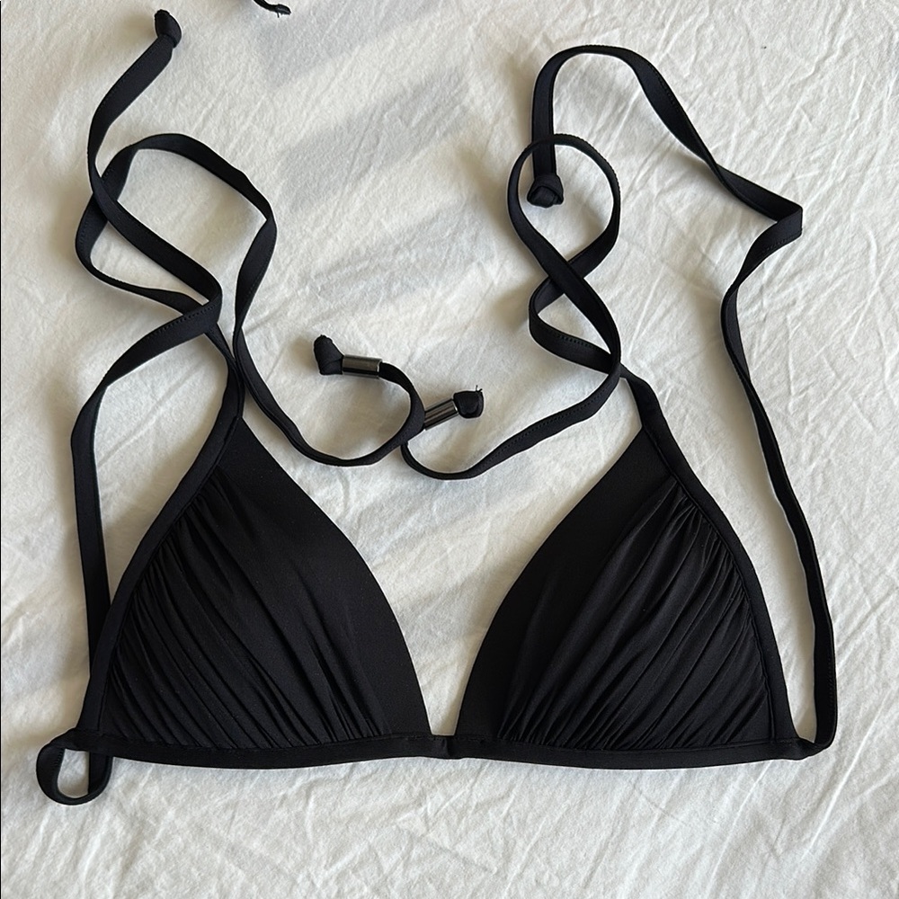 Black Triangle Bikini Top